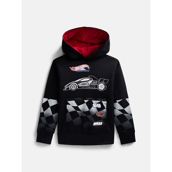 Hot Wheels Boys Fleece Hoodie, Sizes 4-18