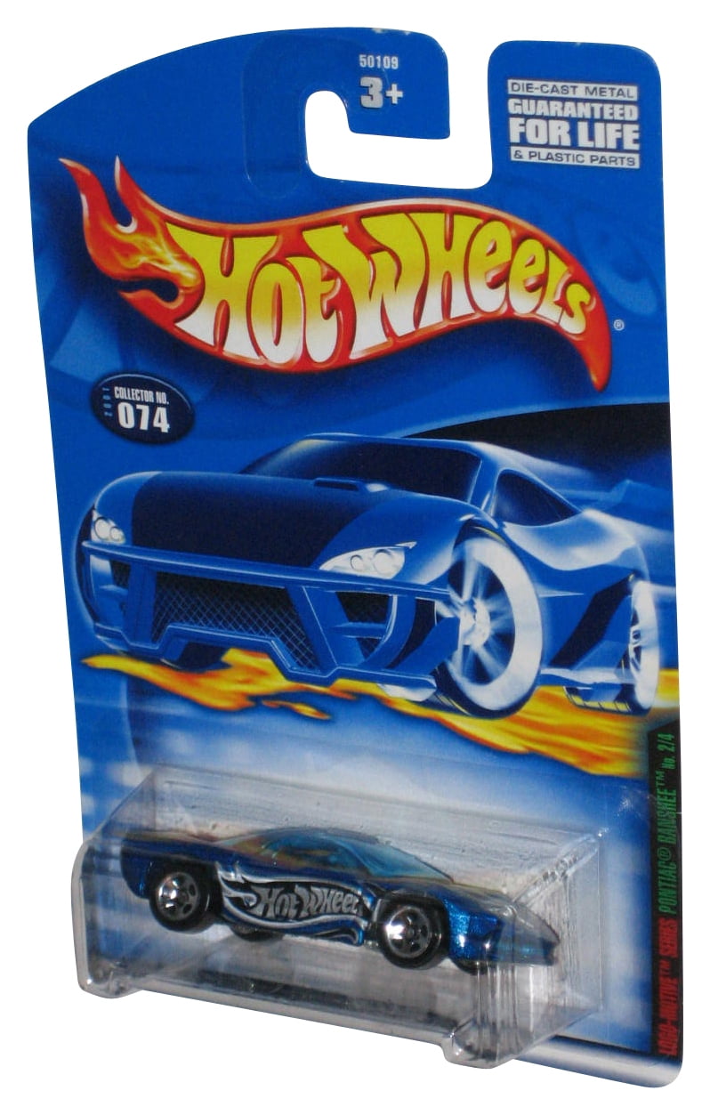 Hot Wheels Logo-Motive Series 2/4 (2001) Blue Pontiac Banshee Toy Car