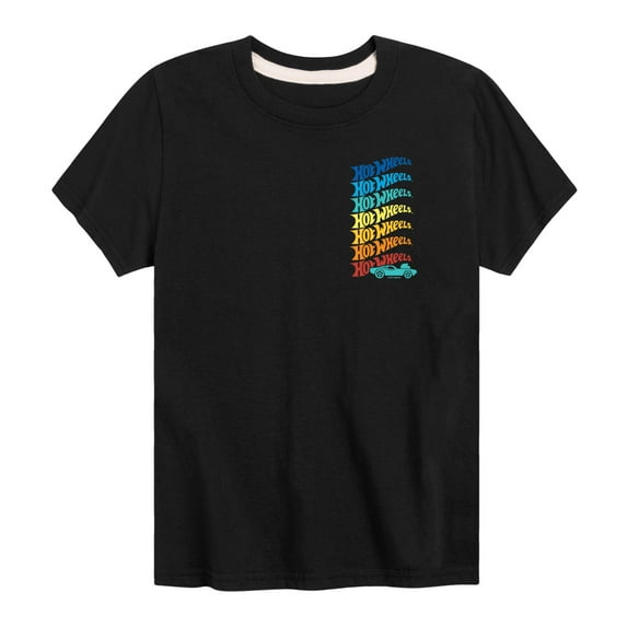 Hot Wheels Logo Repeated - Toddler And Youth Short Sleeve Graphic T-Shirt