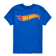 Hot Wheels - Classic Flame Logo Boys Short Sleeve Graphic T-Shirt