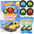 thumbnail image 1 of Hot Wheels Lollipop Rings, Car Birthday Party Candy, 18 Count, 7.61 Ounce Box, 1 of 7