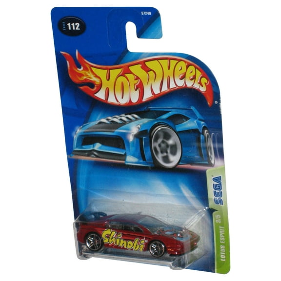 Hot Wheels Lotus Esprit 3/5 (2003) Red Sega Shinobi Die-Cast Toy Car #112