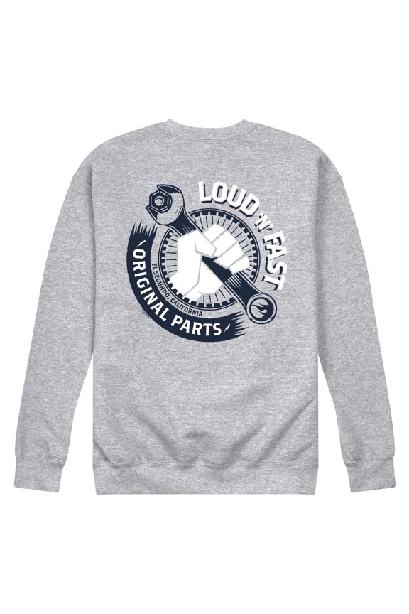 - Loud N Fast - Men's Crew Fleece Sweatshirt