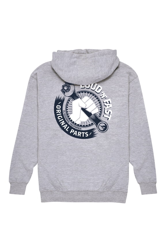 - Loud N Fast - Men's Fleece Hoodie Sweatshirt