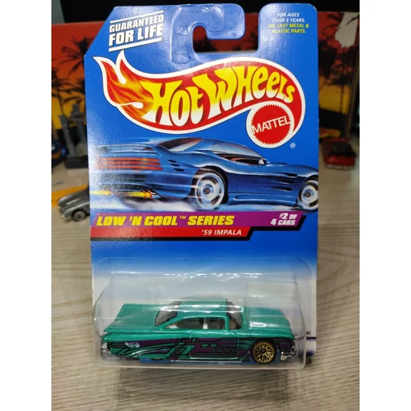 Hot Wheels Low 'N Coil Series '59 Impala Malaysia Turquoise