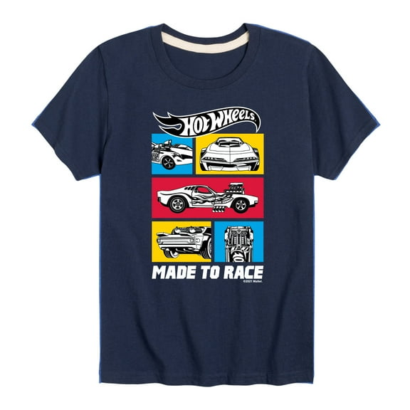 Hot Wheels - Made To Race - Toddler And Youth Short Sleeve Graphic T-Shirt
