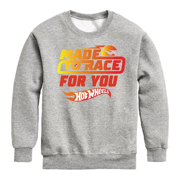 Hot Wheels - Made to Race - Toddler And Youth Crewneck Fleece Sweatshirt