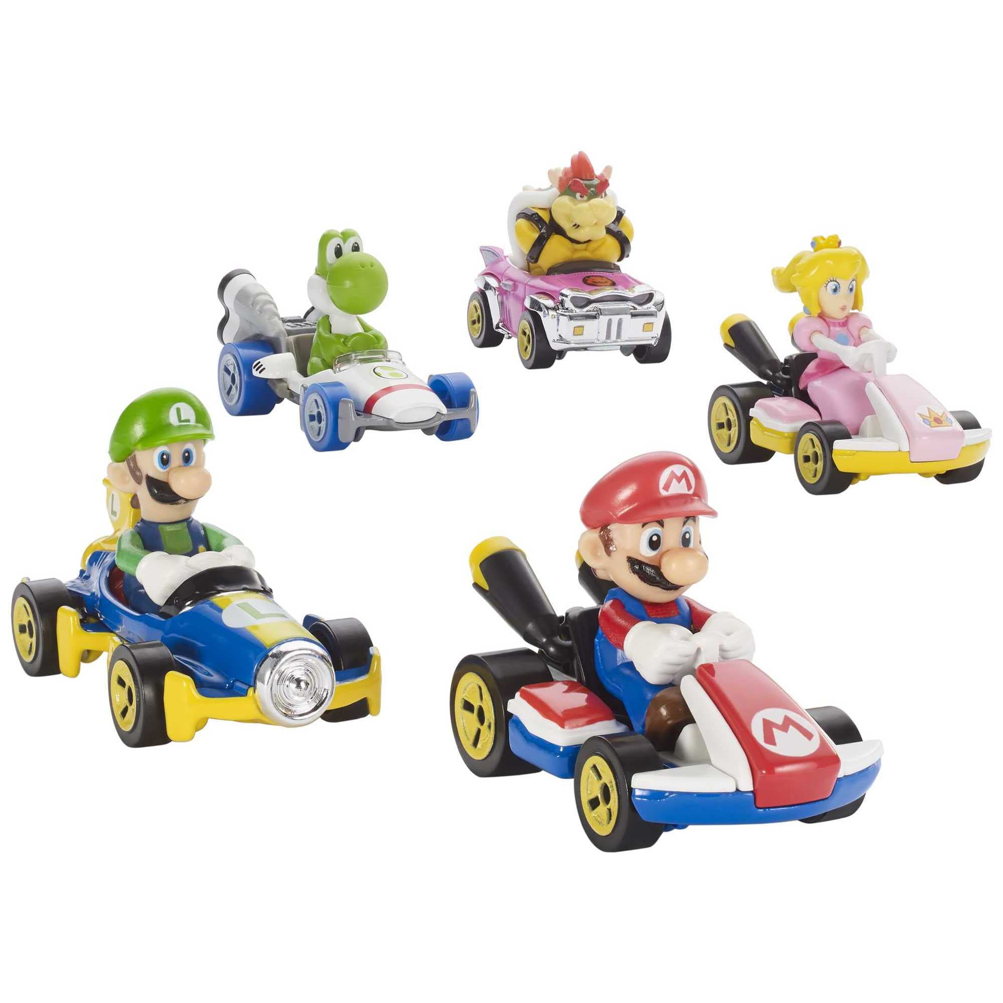 Hot Wheels Mario Kart 1:64 Scale Die-Cast Kart (Styles May Vary), Car & Truck Play Vehicle