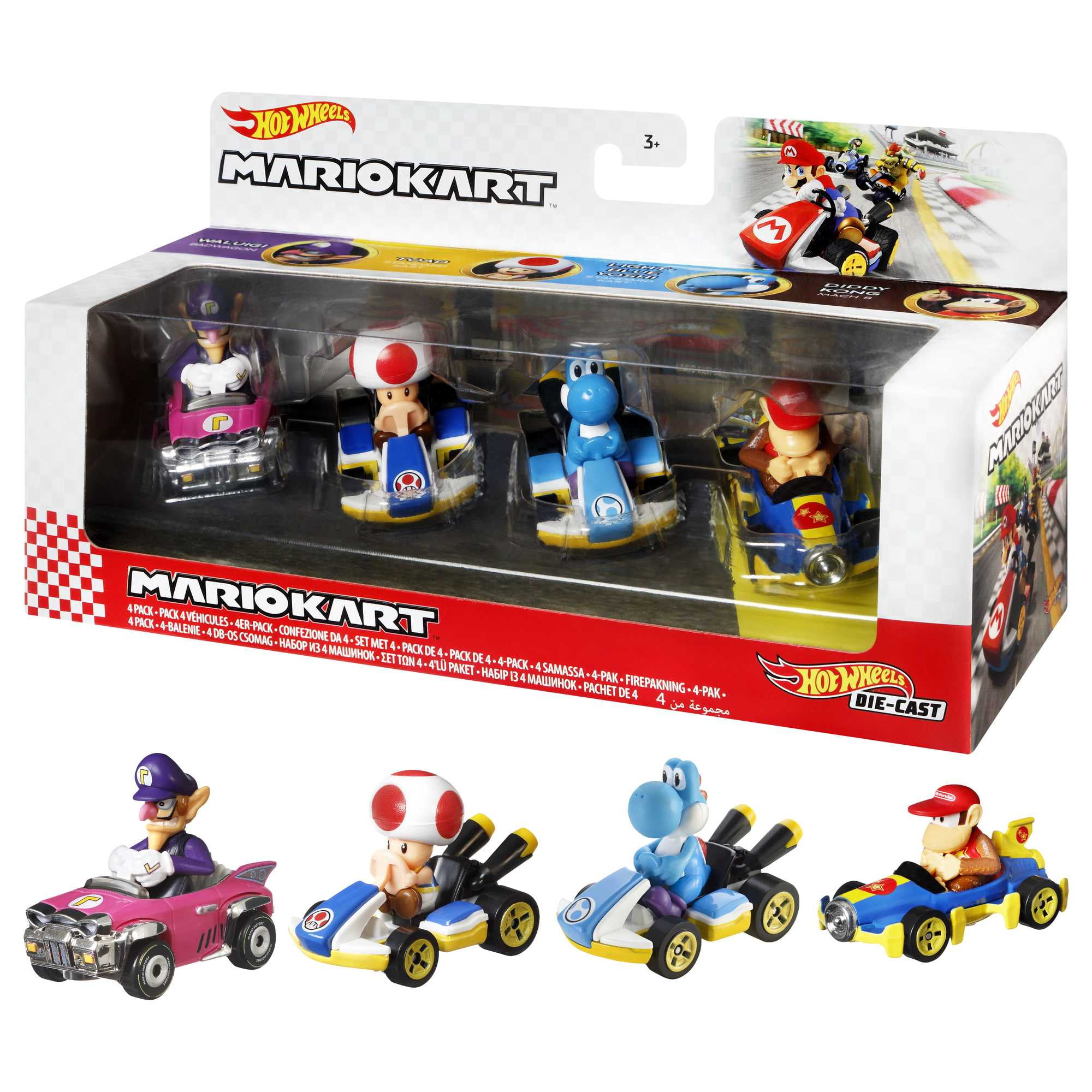 Hot Wheels Mario Kart 4-Pack - Baby Mario - Nintendo Official Site