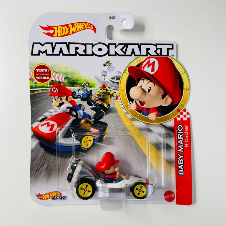 Hot Wheels Mario Kart Baby Mario B-Dasher