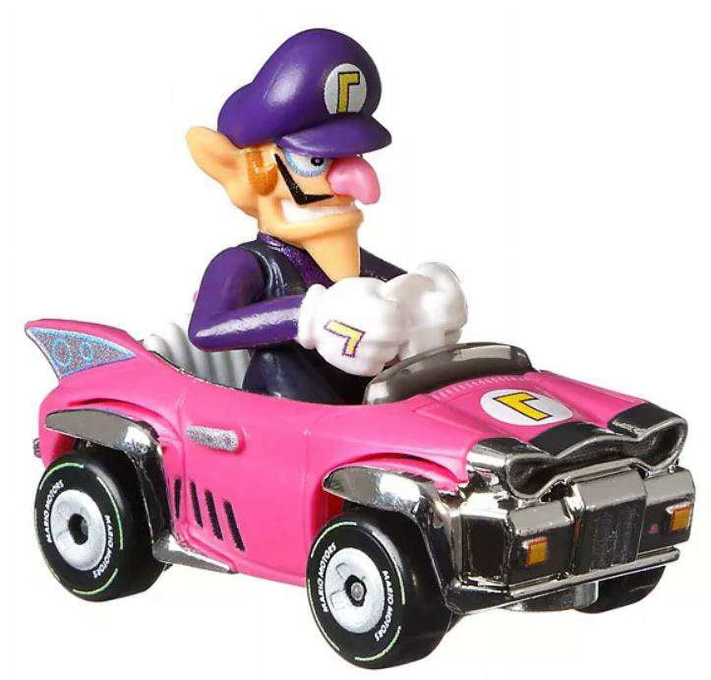 Hot Wheels Mario Kart Badwagon Waluigi Diecast Car (No Packaging