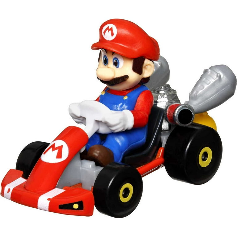of Hot Kart Mario Collection Toy Scale 1:64 Die-Cast Collectibles Vehicles, Wheels Replica