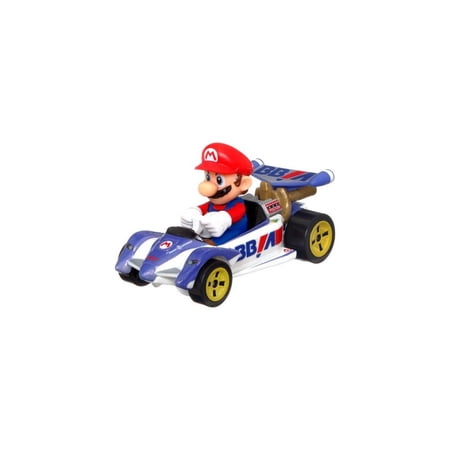 Hot Wheels Mario Kart Mario Circuit Special Die-Cast Play Vehicle for Ages 3+