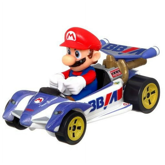 Hot Wheels Mario Kart Mario Circuit Special Die-Cast Play Vehicle for Ages 3+