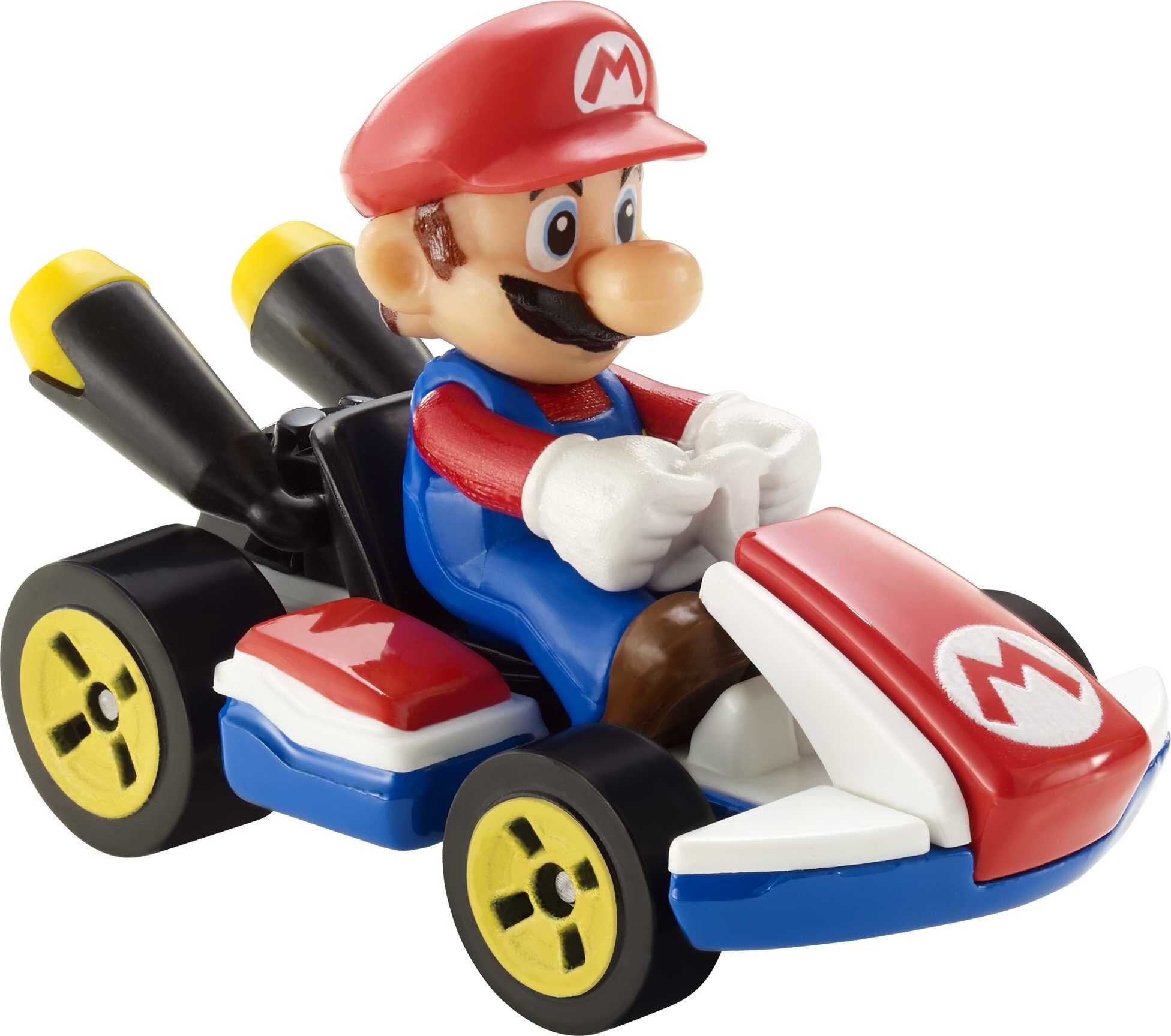 Hot Wheels Mario Kart Mario, Standard Kart Vehicle 