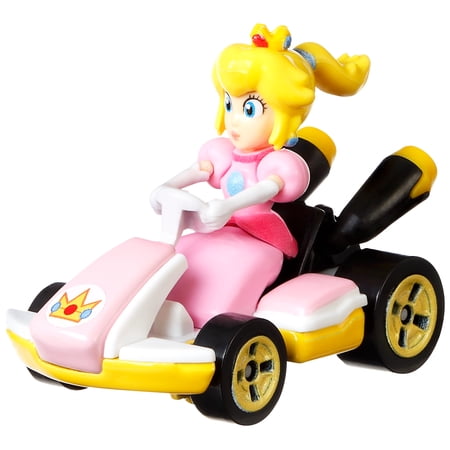 Hot Wheels Mario Kart Peach, Standard Kart Vehicle