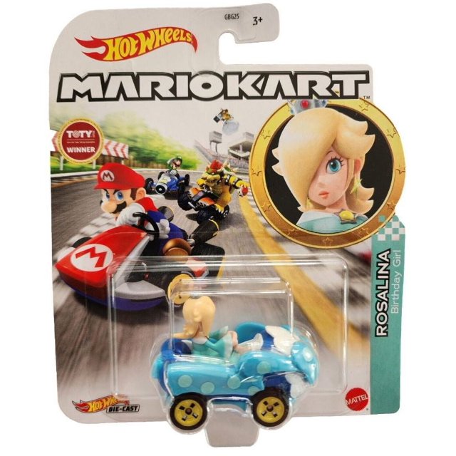 Hot Wheels Mario Kart Rosalina Birthday Girl 164 Scale Diecast