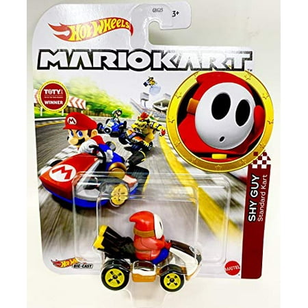 Hot Wheels Mario Kart Shy Guy Standard Kart Vehicle