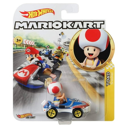 Hot Wheels Mario Kart Toad, Sneeker Vehicle
