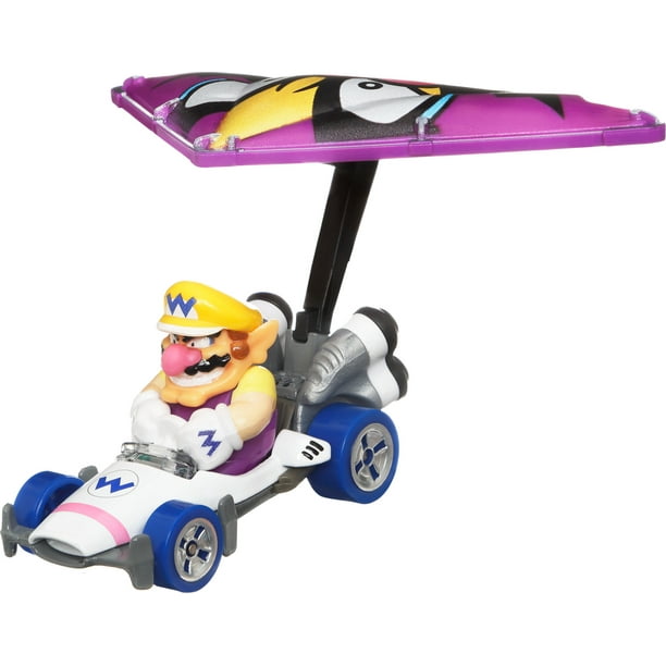 ホットウィール マリオカート ワリオ（Bダッシャー+ワリオウイング） Amazon.com: Hot Wheels Mario Kart Wario - Badwagon : Toys