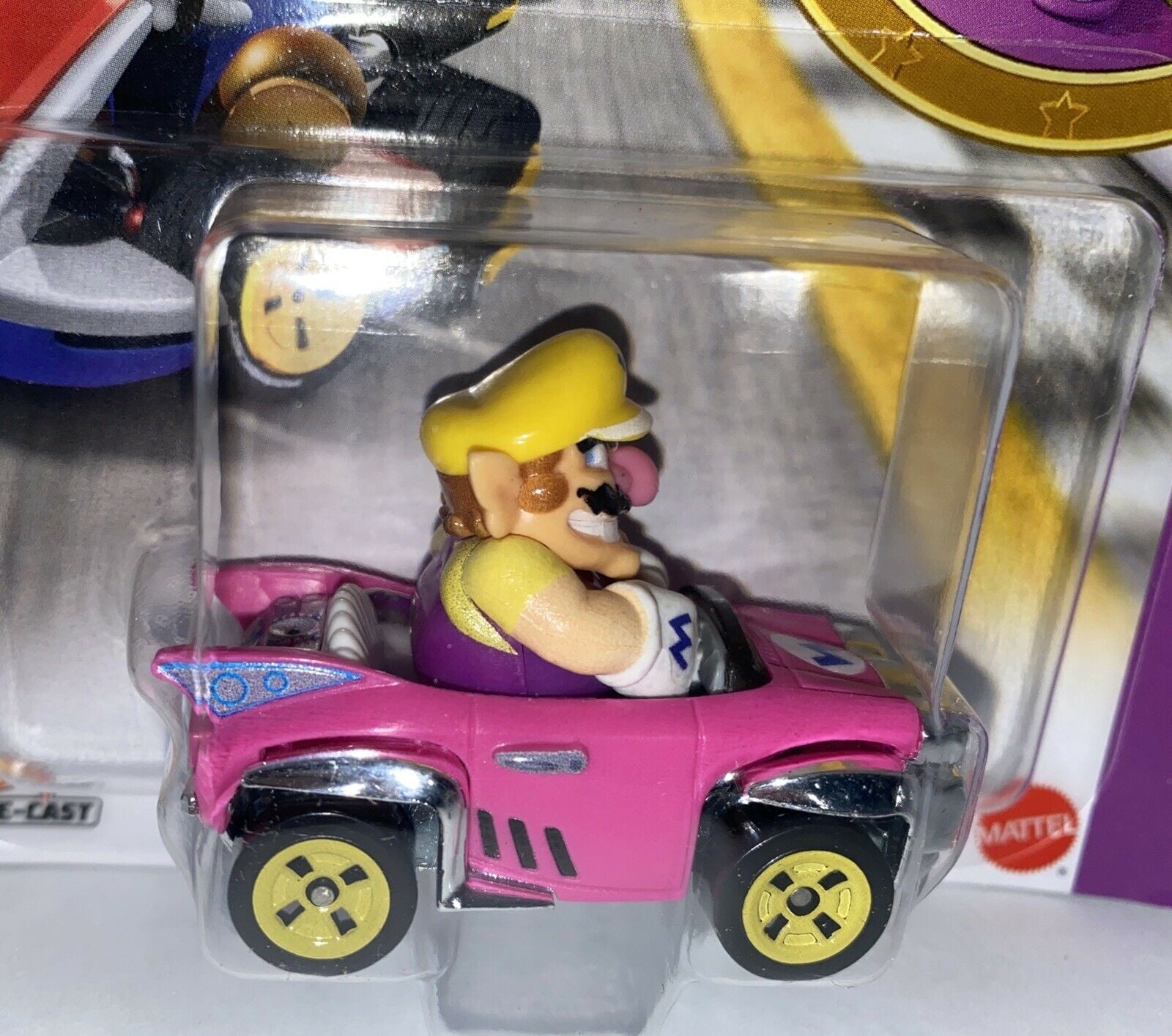 Hot Wheels Mario Kart Wario – 1:64 Modellauto, Offizielles Nintendo-Lizenzprodukt