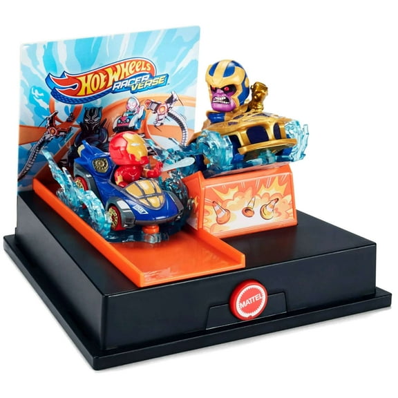 Hot Wheels Marvel Iron Man & Thanos Die Cast Car Set
