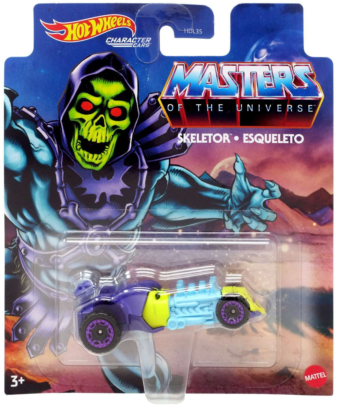 Hot Wheels Masters of the Universe Skeletor Die Cast Car