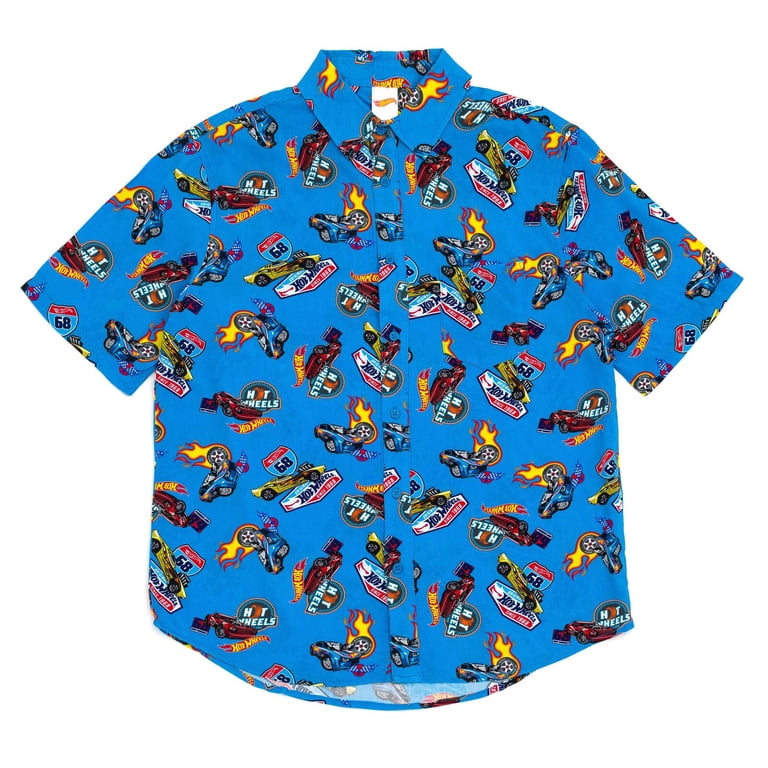 matching family dress shirts Hot Wheels Matching Family Button Down Dress Shirt 2XL