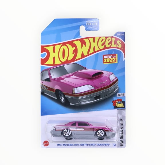 Hot Wheels Matt and Debbie Hay's 1988 Pro Street Thunderbird 246/250 - 2022 Mainline