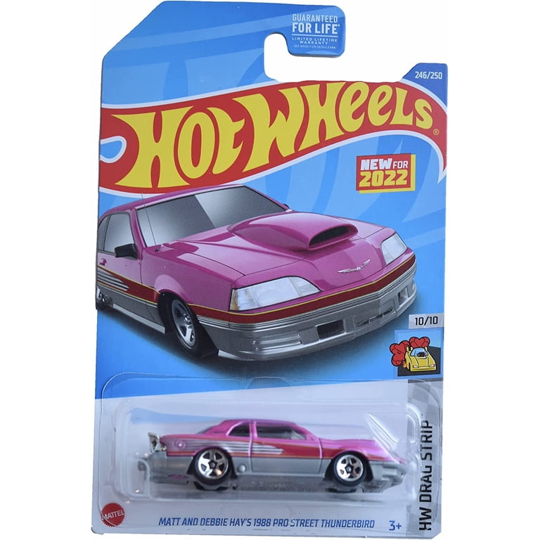 Hot Wheels Walmart Exclusive Garage Series '58 Ford Thunderbird 9/10 - Green Metallic With Yellow Striping