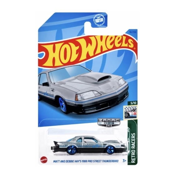 Hot Wheels Matt and Debbie Hay's 1988 Pro Street Thunderbird Retro Racers New 2025