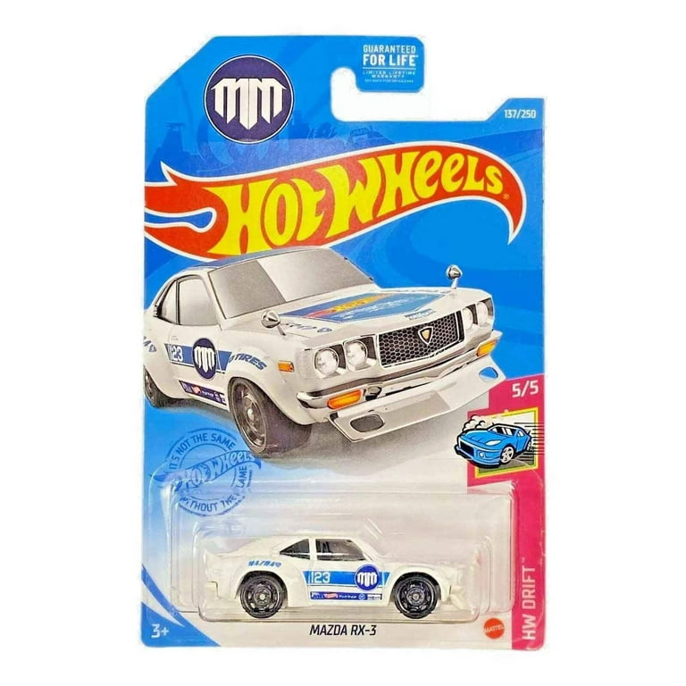 Hot Wheels Mazda RX-3 HW Drift 5/5 (2020) White Toy Car 137/250
