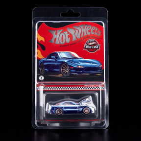 Hot Wheels Mazda RX-7 RLC Exclusive 1993 R1 1:64 Die-Cast Collector Car Steel Blue Spectraflame