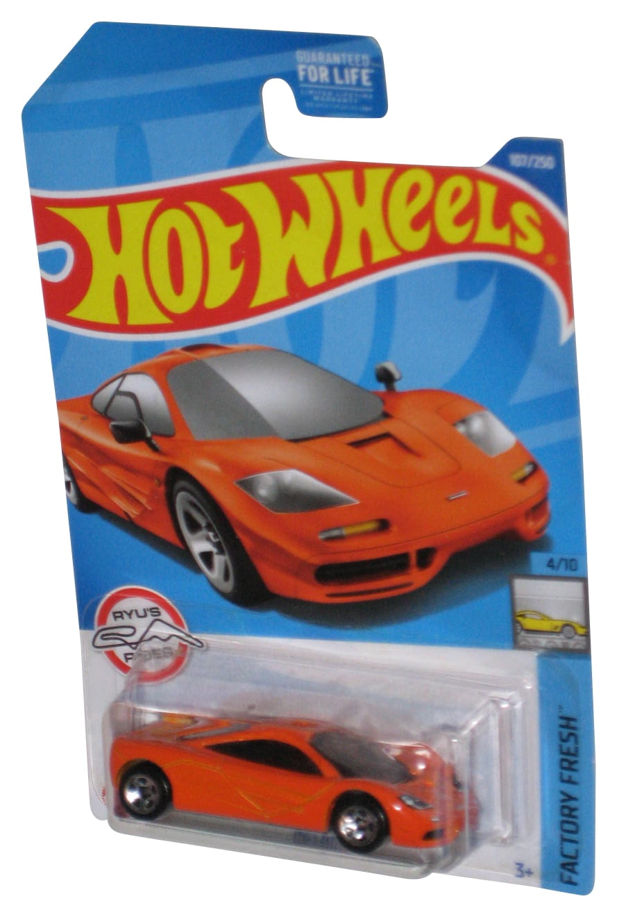 Hot Wheels McLaren F1 Factory Fresh – Modellauto 4/10, Orange, Kurzkarte, Mattel 2022