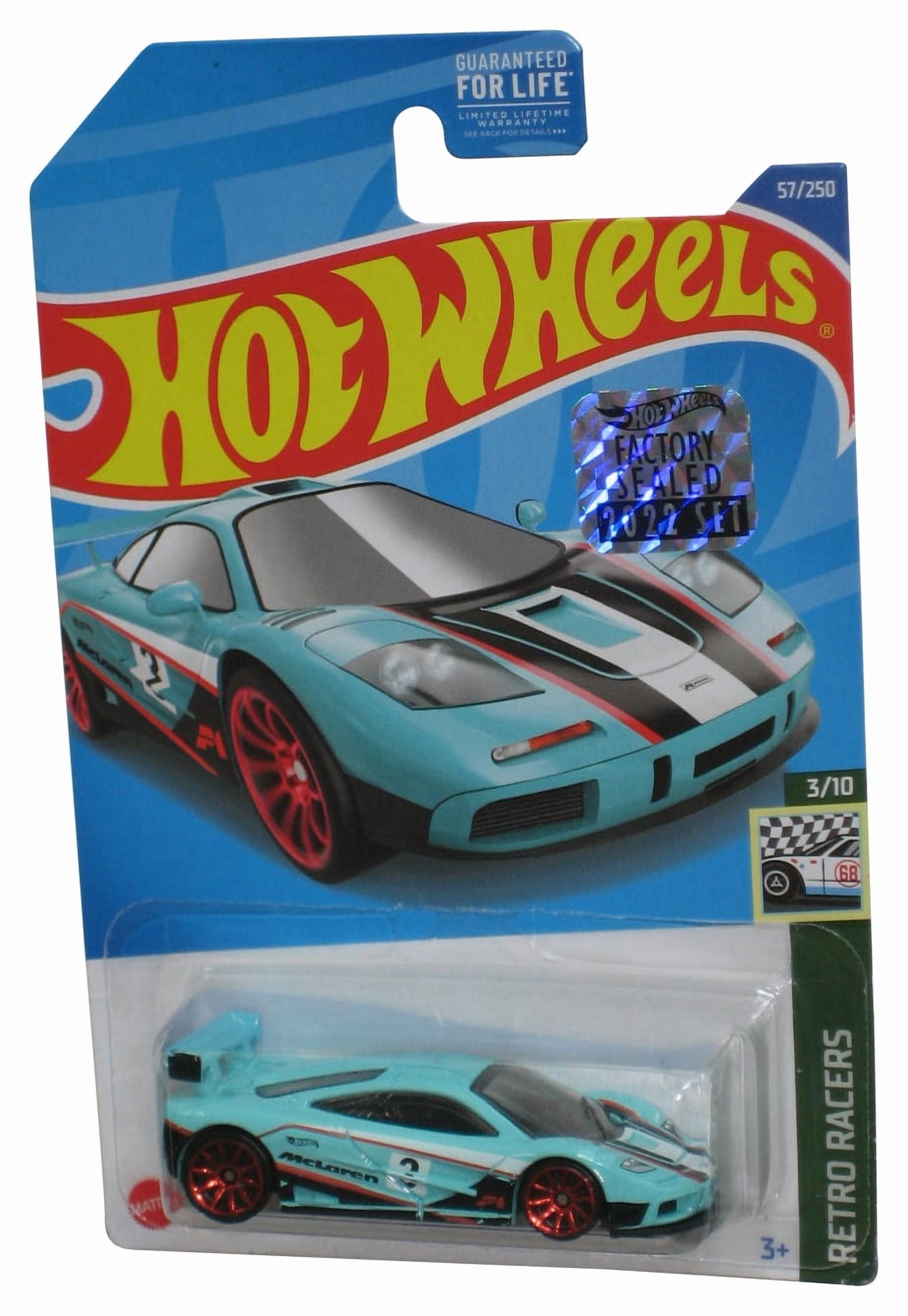 Hot Wheels McLaren F1 GTR Retro Racers 3/10 (2021) Blue Turquoise