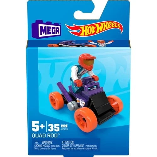 Hot Wheels Mega Small Racers Quad Rod, 35 Bricks