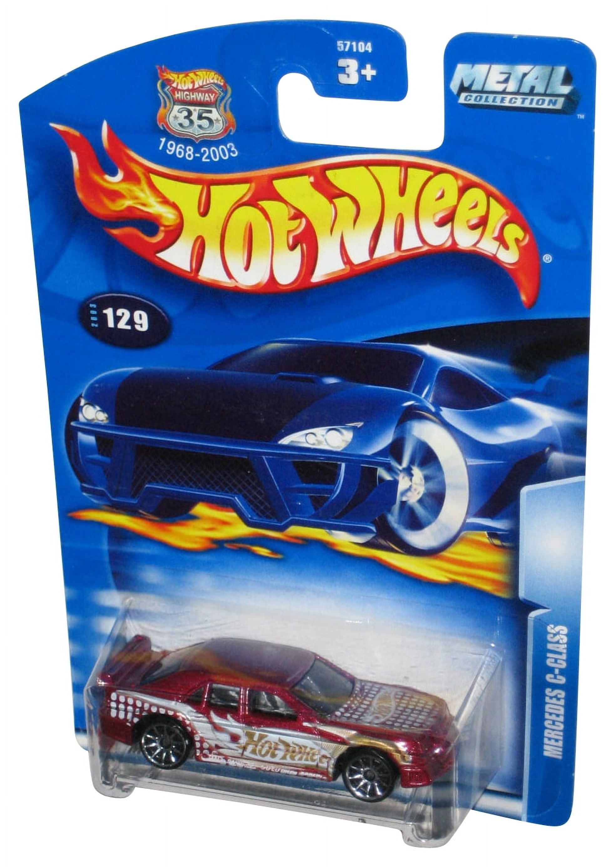 Hot Wheels Mercedes C-Class (2002) Mattel Red Die-Cast Toy Car