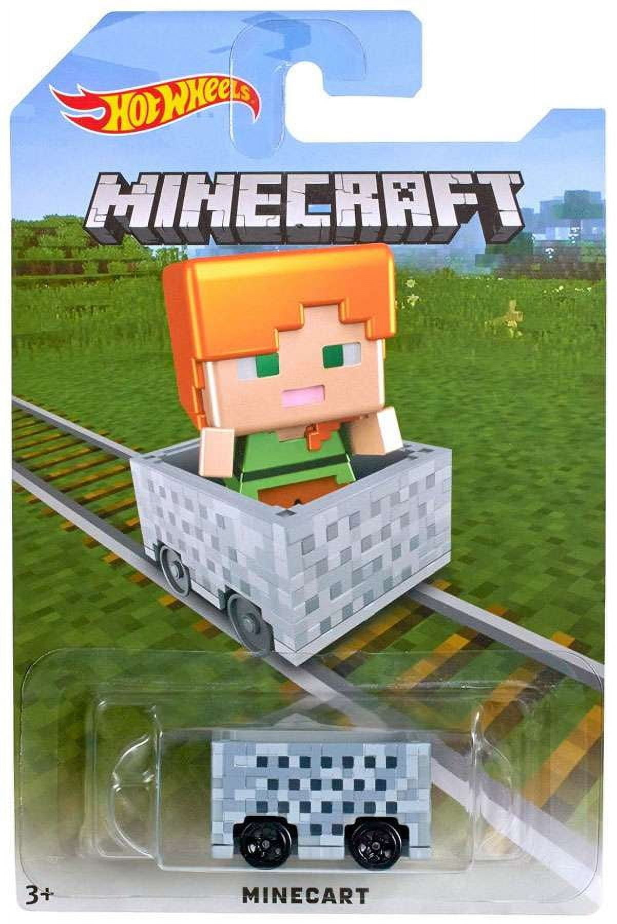 Hot Wheels Minecraft Minecart Diecast Vehicle (Alex)