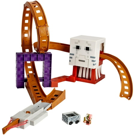 Hot Wheels Minecraft Ghast Attack Track Vehicle Playsets