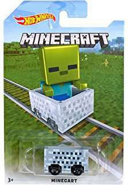 Hot Wheels Minecraft Zombie Minecart Walmart