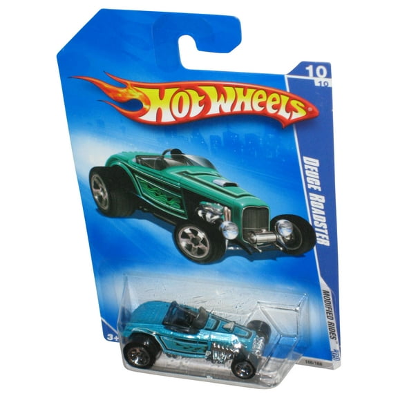 Hot Wheels Modified Rides '09 Green Deuce Roadster Toy Car 166/166