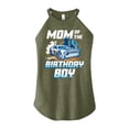 thumbnail image 1 of Hot Wheels - Mom Of Birthday Boy - Juniors High Neck Tank Top, 1 of 4