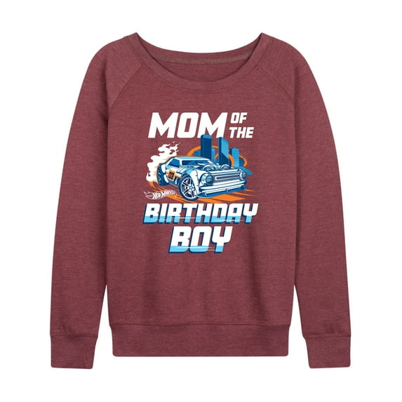 Hot Wheels - Mom Of Birthday Boy - Women's Lightweight French Terry Long Sleeve Shirt