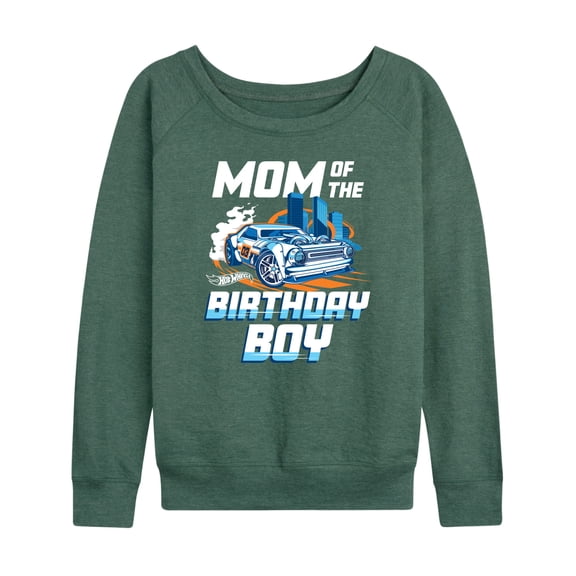 Hot Wheels - Mom Of Birthday Boy - Women's Lightweight French Terry Long Sleeve Shirt
