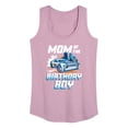 thumbnail image 1 of Hot Wheels - Mom Of Birthday Boy - Women's Racerback Tank Top, 1 of 4