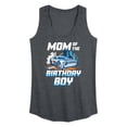 thumbnail image 1 of Hot Wheels - Mom Of Birthday Boy - Women's Racerback Tank Top, 1 of 4