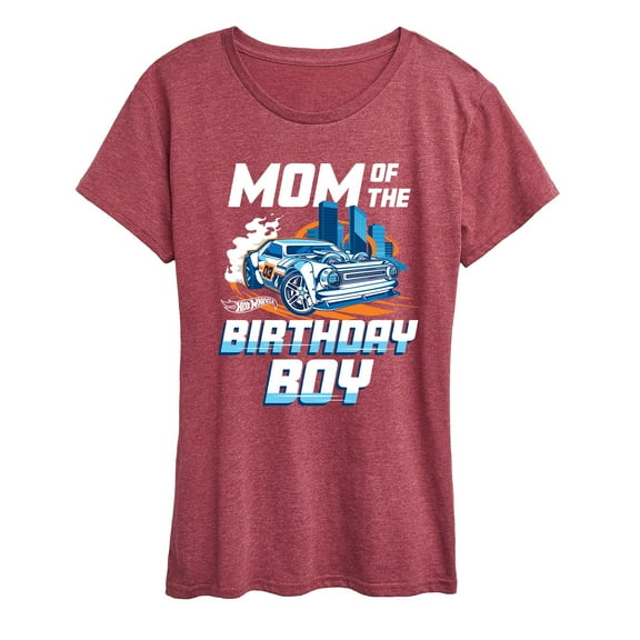 Hot Wheels - Mom Of Birthday Boy - Women's Short Sleeve Graphic T-Shirt