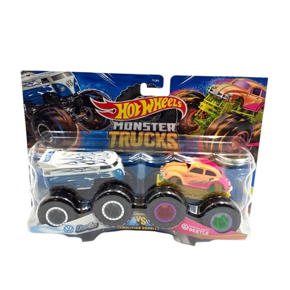 Hot Wheels Monster Dragbus Vs Volkswagen Beetle Trucks  2 pack Trucks 1:64