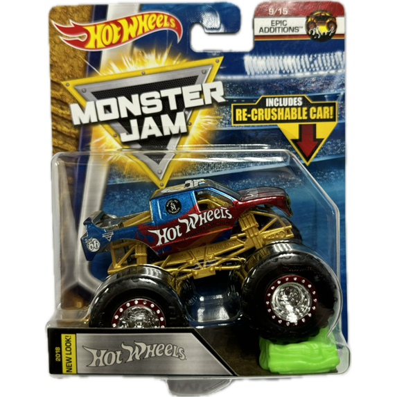 Hot Wheels Monster Jam 2018 EPIC ADDITIONS 9/15 HOT WHEELS - NEW LOOK! 1:64 Scale