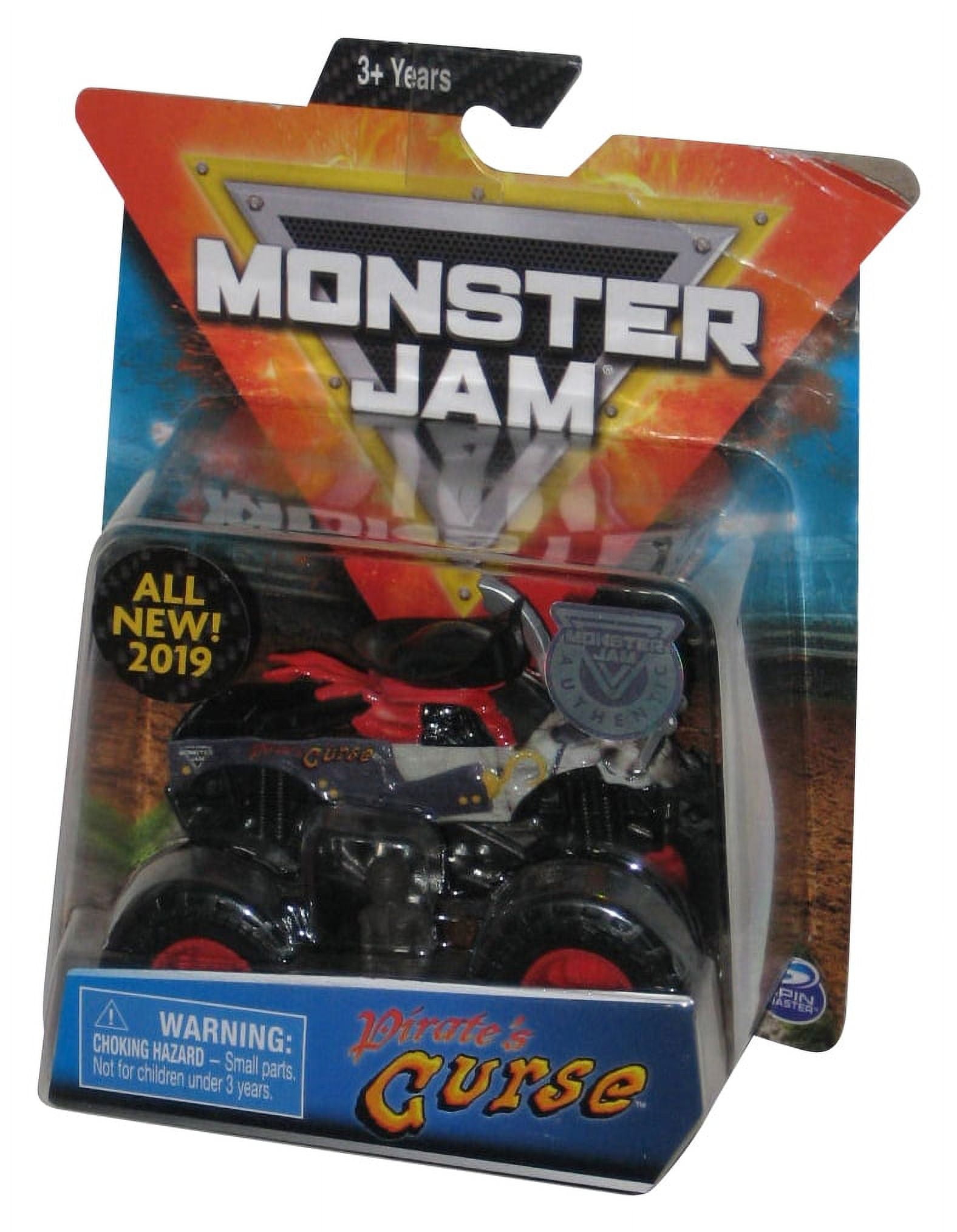 Hot Wheels Monster Jam 2018 Mattel Pirate s Curse Die Cast Toy Truck Minor Wear